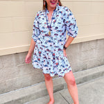 [Smith & Quinn] Tory Dress - Auburn Gameday Toile - The Pink Pineapple 850
