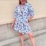 [Smith & Quinn] Tory Dress - Auburn Gameday Toile - The Pink Pineapple 850