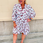 [Smith & Quinn] Tory Dress – Florida State Gameday Toile - The Pink Pineapple 850