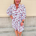 [Smith & Quinn] Tory Dress – Florida State Gameday Toile - The Pink Pineapple 850