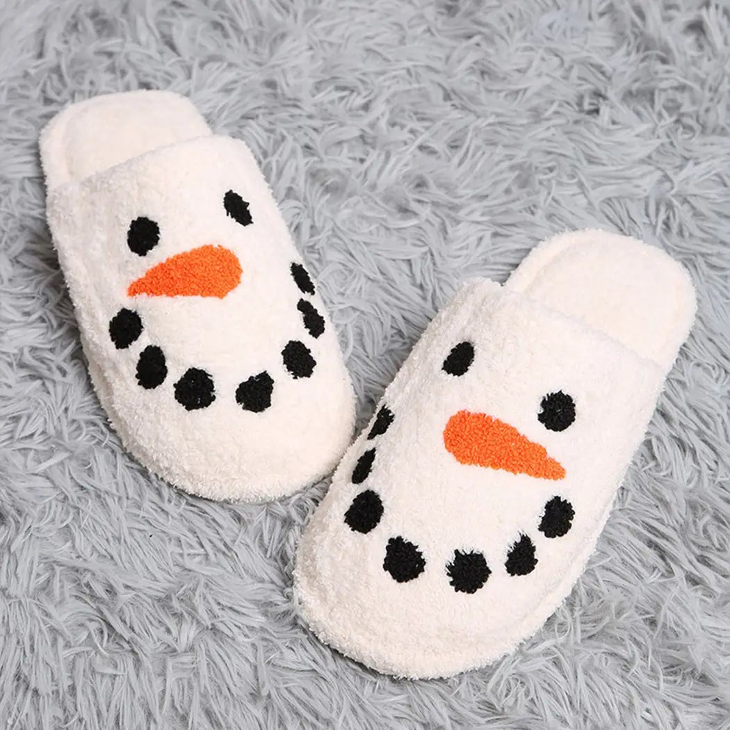 Snowman Christmas Slippers - The Pink Pineapple 850