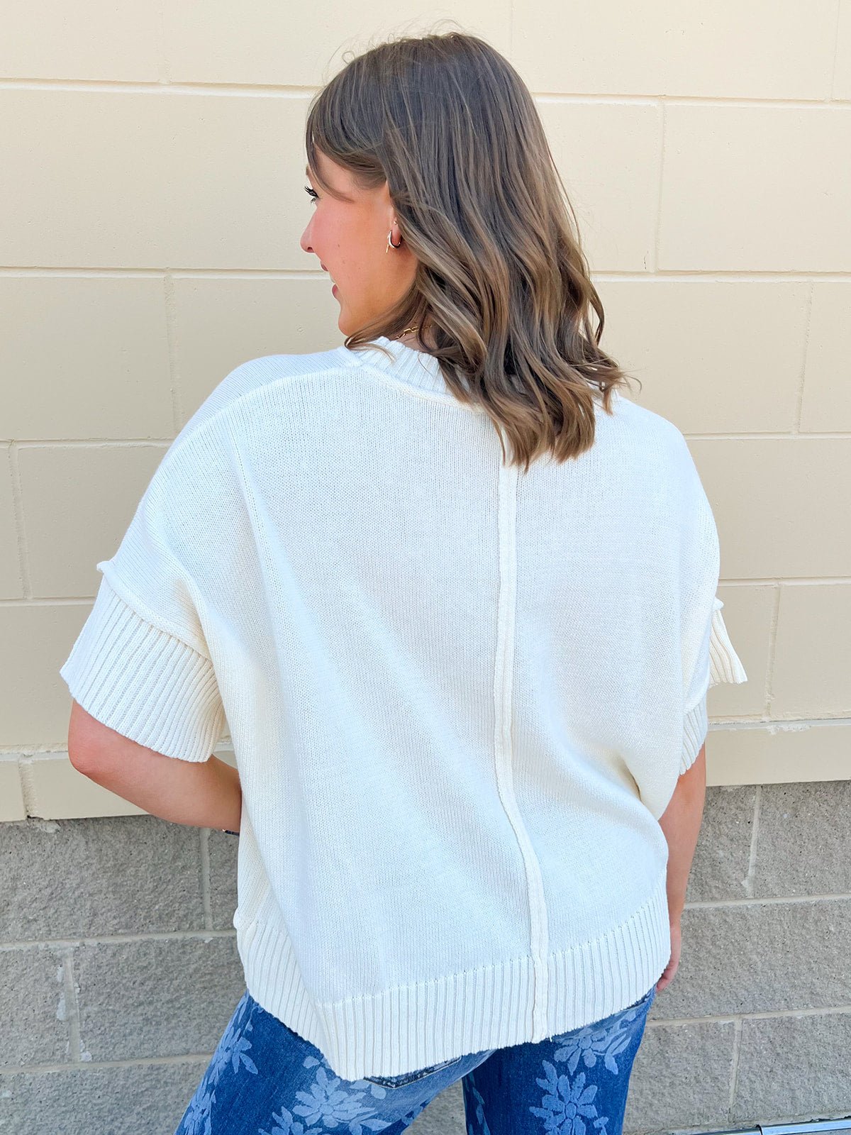 Soft Breeze Knit Sweater Top - The Pink Pineapple 850