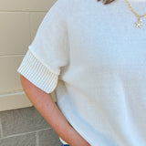 Soft Breeze Knit Sweater Top - The Pink Pineapple 850