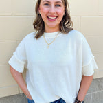 Soft Breeze Knit Sweater Top - The Pink Pineapple 850