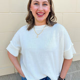 Soft Breeze Knit Sweater Top - The Pink Pineapple 850