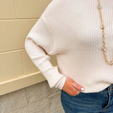 Soft Serenity Cream Boatneck Lightweight Sweater - The Pink Pineapple 850
