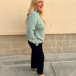 Soft Serenity Ruffle Sweater - The Pink Pineapple 850