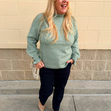 Soft Serenity Ruffle Sweater - The Pink Pineapple 850