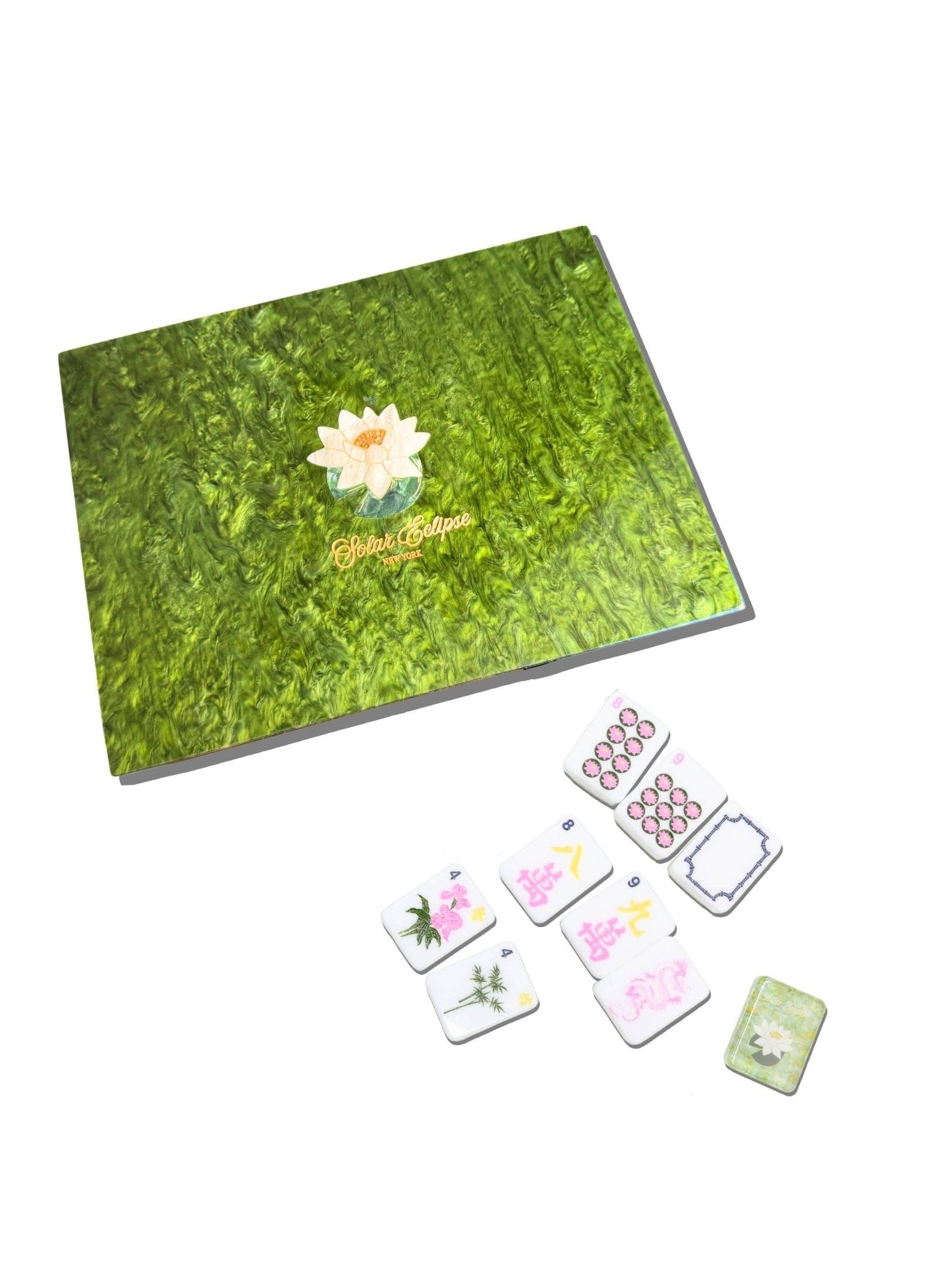 [Solar Eclipse] Waterlily Collector’s Edition Mahjong Box Set - The Pink Pineapple 850