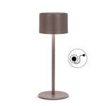 Solar Glow LED Outdoor Table Lamp | Charcoal Brown - The Pink Pineapple 850