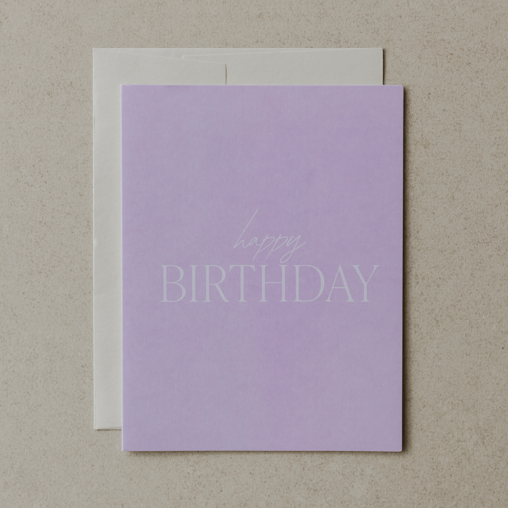 Solid Pink Happy Birthday Card - The Pink Pineapple 850
