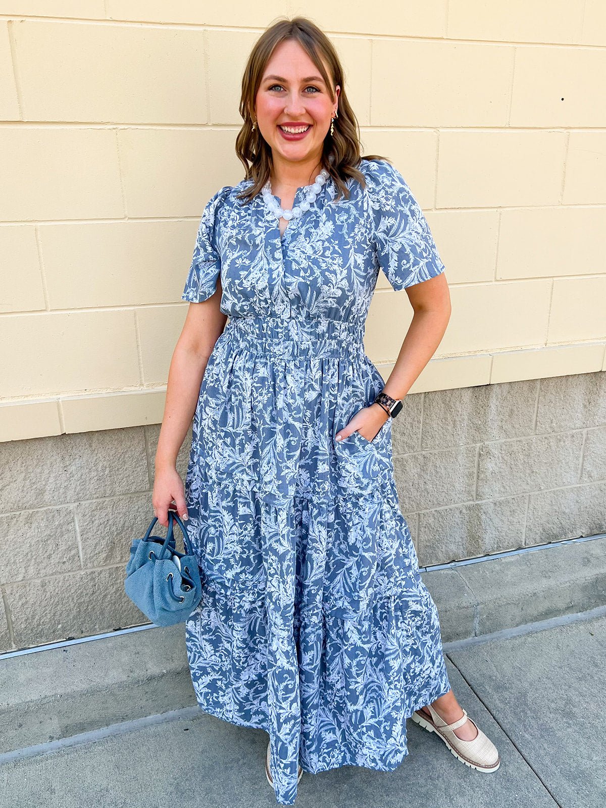 Something Blue Maxi Dress - The Pink Pineapple 850