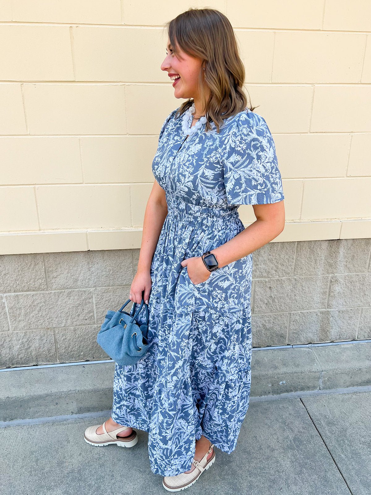 Something Blue Maxi Dress - The Pink Pineapple 850