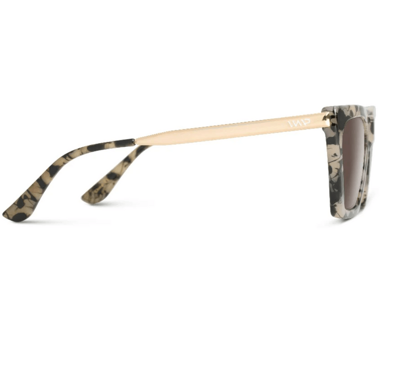 Sophia Polarized Sunglasses - Beige Tortoise/Gradient Brown Lens - The Pink Pineapple 850