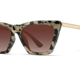 Sophia Polarized Sunglasses - Beige Tortoise/Gradient Brown Lens - The Pink Pineapple 850