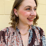 Sorrelli Autumn Stud Earring in Maple Syrup - The Pink Pineapple 850