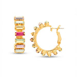 [Sorrelli] Bianca Hoop Earrings - The Pink Pineapple 850