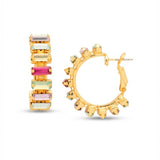 [Sorrelli] Bianca Hoop Earrings - The Pink Pineapple 850