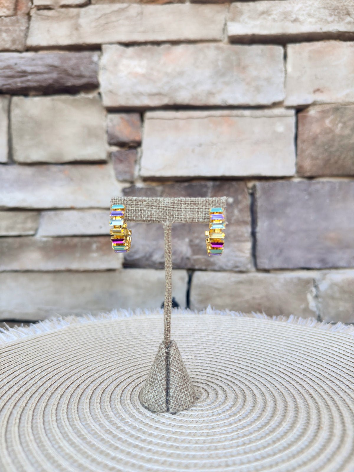 [Sorrelli] Bianca Hoop Earrings - The Pink Pineapple 850