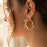 [Sorrelli] Bianca Hoop Earrings - The Pink Pineapple 850