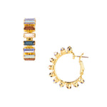 [Sorrelli] Bianca Hoop Earrings - Dark Multi - The Pink Pineapple 850