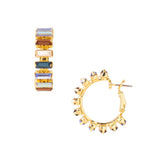 [Sorrelli] Bianca Hoop Earrings - Dark Multi - The Pink Pineapple 850