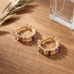 [Sorrelli] Bianca Hoop Earrings - Dark Multi - The Pink Pineapple 850