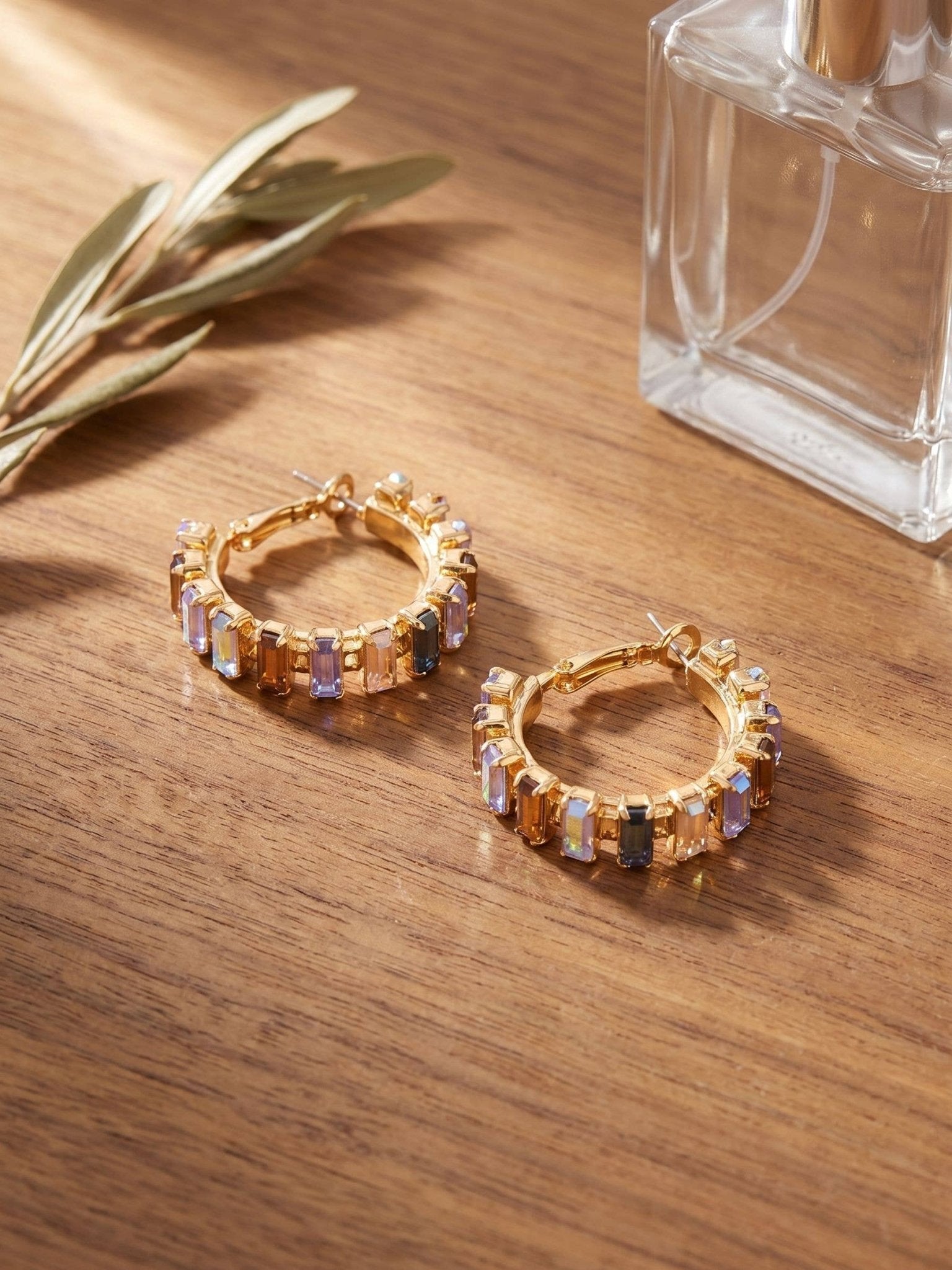 [Sorrelli] Bianca Hoop Earrings - Dark Multi - The Pink Pineapple 850