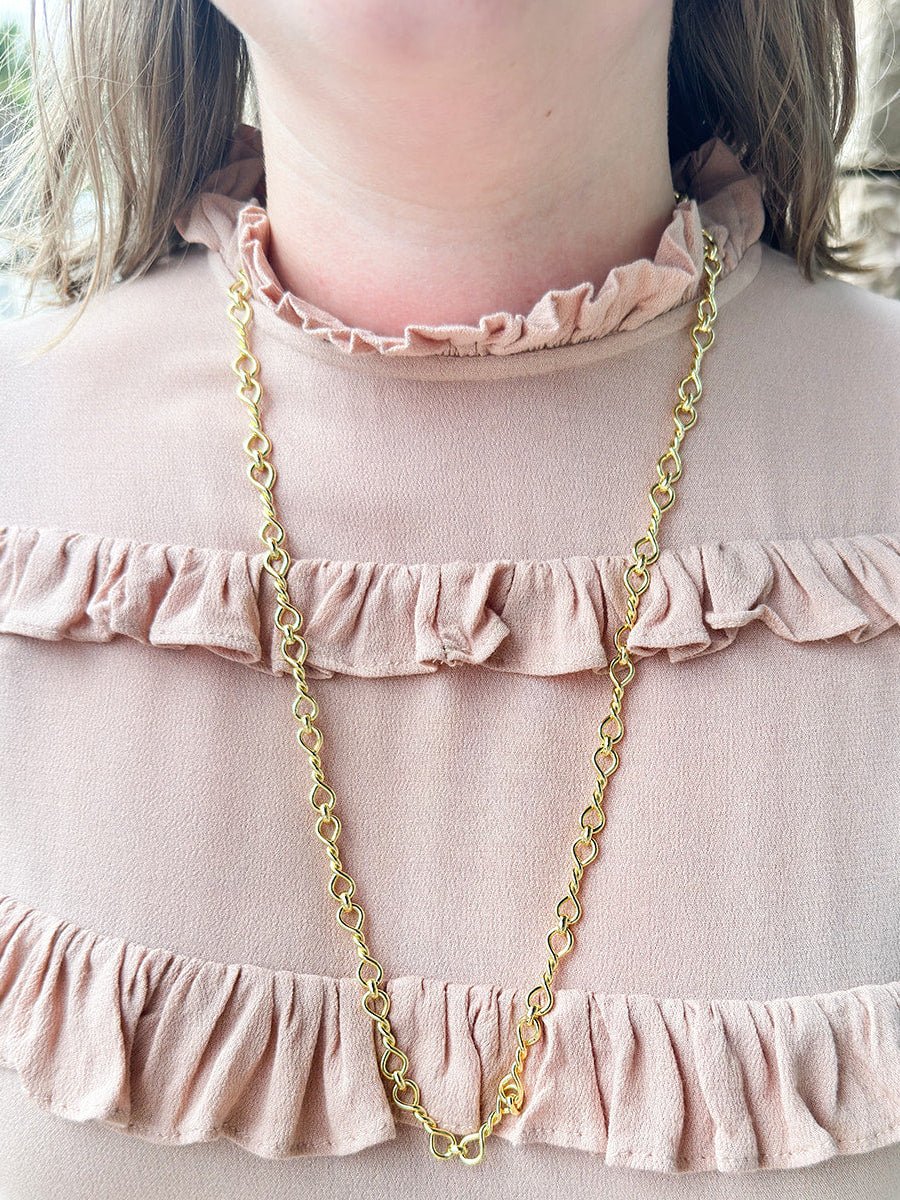 Sorrelli Bright Gold Aztec Necklace - The Pink Pineapple 850