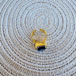 [Sorrelli] Brynn Cocktail Ring - Montana Blue | Bright Gold-Tone - The Pink Pineapple 850