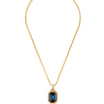 [Sorrelli] Brynn Embellished Pendant Necklace - Blue - The Pink Pineapple 850
