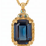 [Sorrelli] Brynn Embellished Pendant Necklace - Blue - The Pink Pineapple 850