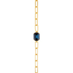 [Sorrelli] Brynn Paperclip Tennis Bracelet - Montana Blue - The Pink Pineapple 850