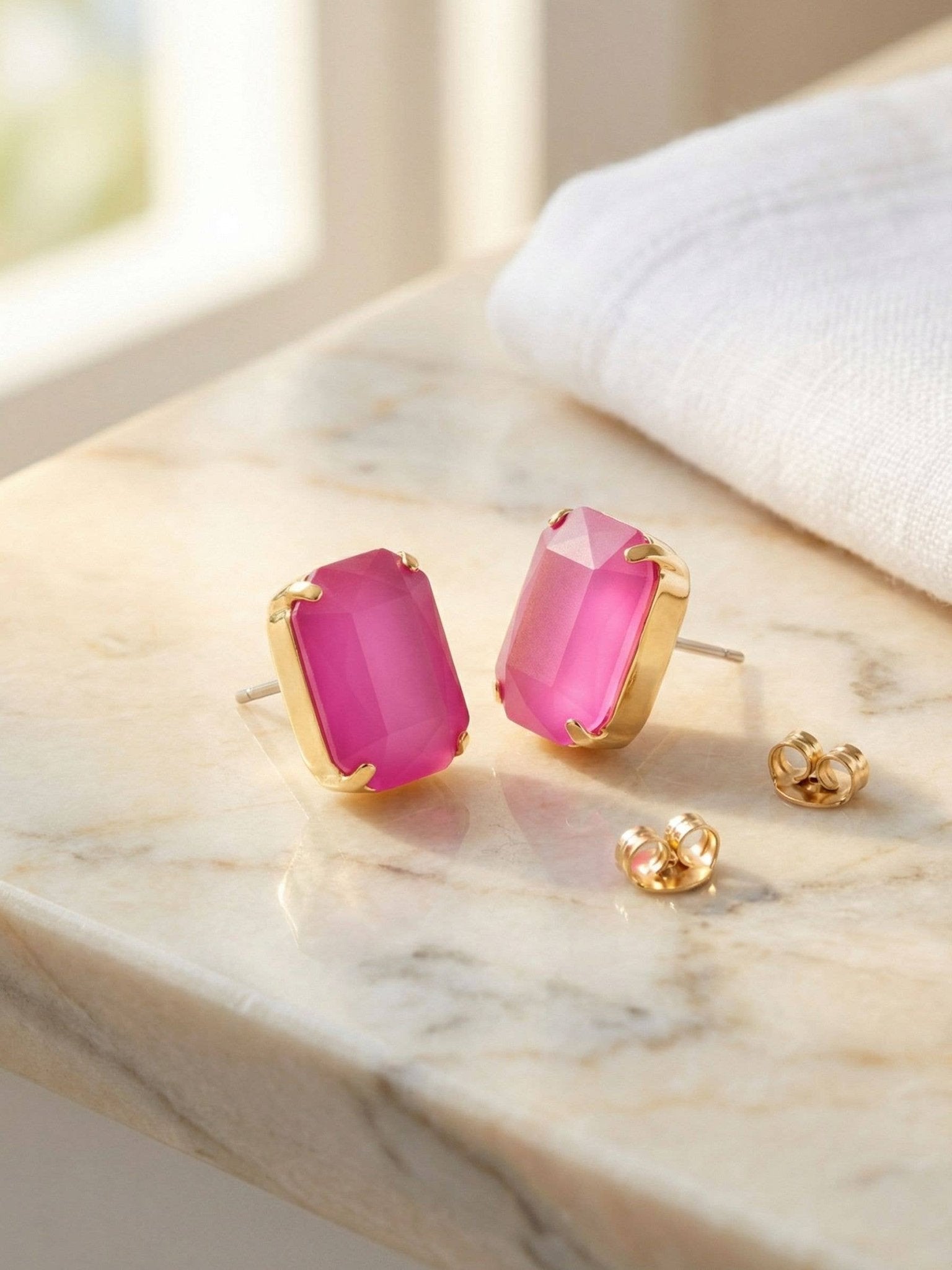[Sorrelli] Brynn Stud Earrings - The Pink Pineapple 850