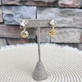 [Sorrelli] Clementine Dangle Earrings - The Pink Pineapple 850