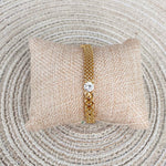 [Sorrelli] Crystal Mesh Chain Tennis Bracelet - The Pink Pineapple 850