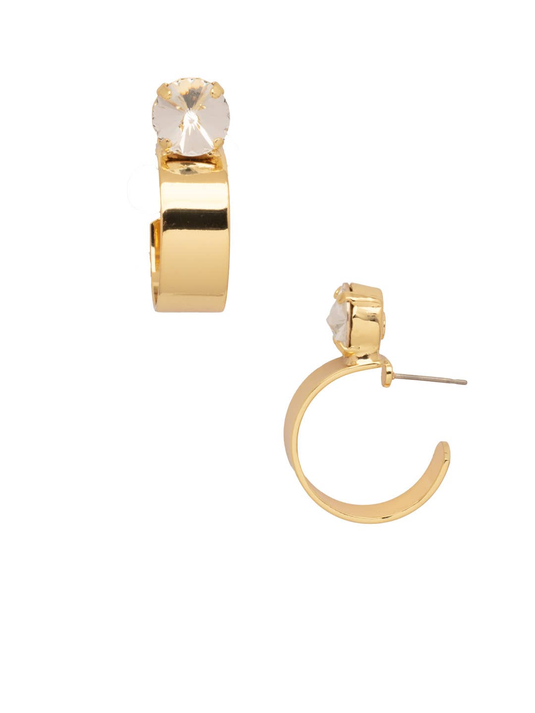 [Sorrelli] Dani Studded Hoop Earrings - The Pink Pineapple 850