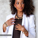 [Sorrelli] Dua Stud Earring - The Pink Pineapple 850