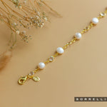 [Sorrelli] Geneva Tennis Bracelet in Modern Pearl - The Pink Pineapple 850