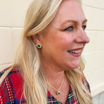 [Sorrelli] Haute Halo Pendant Necklace Emerald - The Pink Pineapple 850