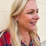 [Sorrelli] Haute Halo Pendant Necklace Emerald - The Pink Pineapple 850