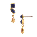 [Sorrelli] Indie Dangle Earrings - Denim Moon - The Pink Pineapple 850