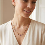 [Sorrelli] Indie Tennis Necklace - Multicolor - The Pink Pineapple 850