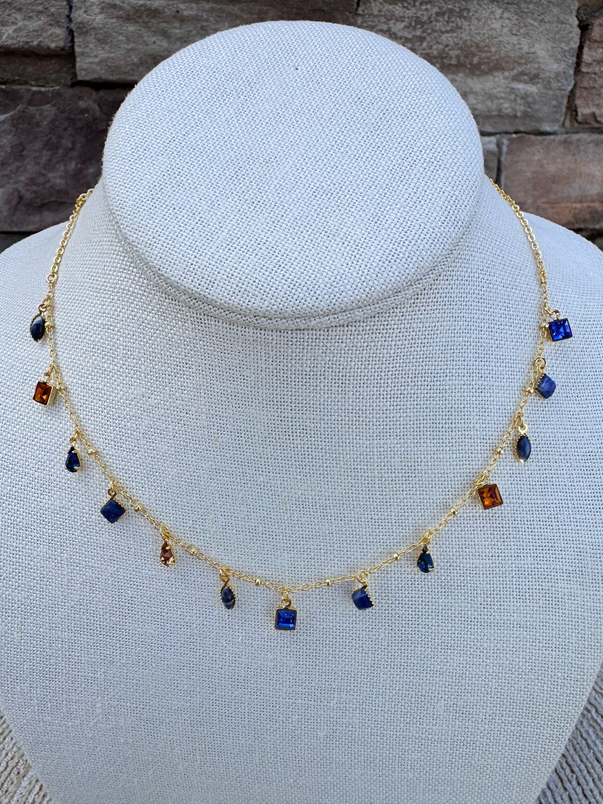 [Sorrelli] Indie Tennis Necklace - Multicolor - The Pink Pineapple 850