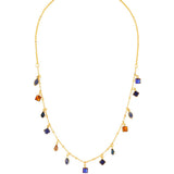 [Sorrelli] Indie Tennis Necklace - Multicolor - The Pink Pineapple 850