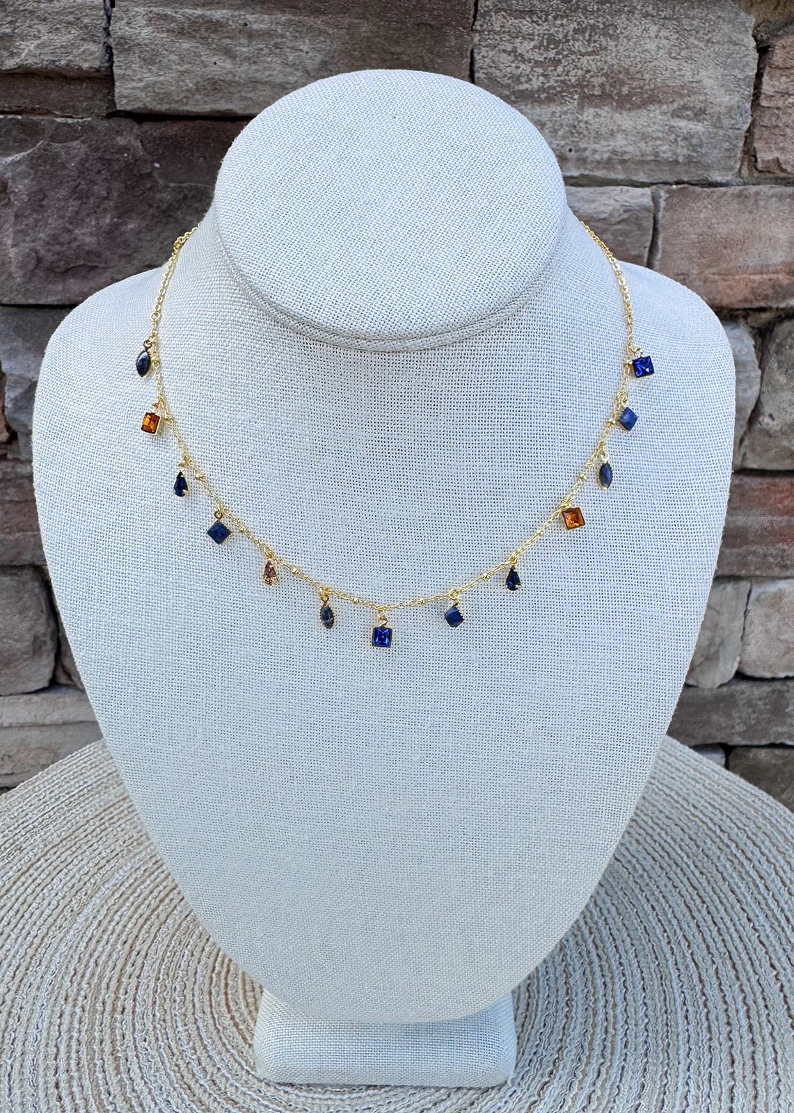 [Sorrelli] Indie Tennis Necklace - Multicolor - The Pink Pineapple 850