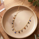 [Sorrelli] Indie Tennis Necklace - Multicolor - The Pink Pineapple 850