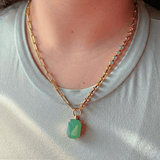 [Sorrelli] Iris Asymmetrical Pendant Necklace - The Pink Pineapple 850