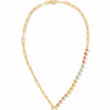 [Sorrelli] Iris Asymmetrical Pendant Necklace - The Pink Pineapple 850