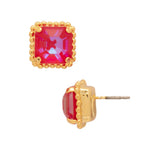 [Sorrelli] Izzy Decorated Stud Earrings – Royal Red Delite - The Pink Pineapple 850